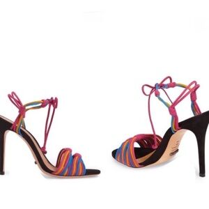 SCHUTZ Tammi Multicolor Strappy Heels